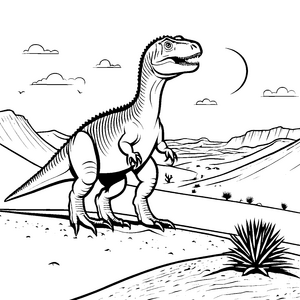 Albertosaurus-Motiv