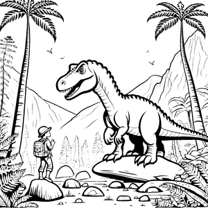 Albertosaurus-Motiv