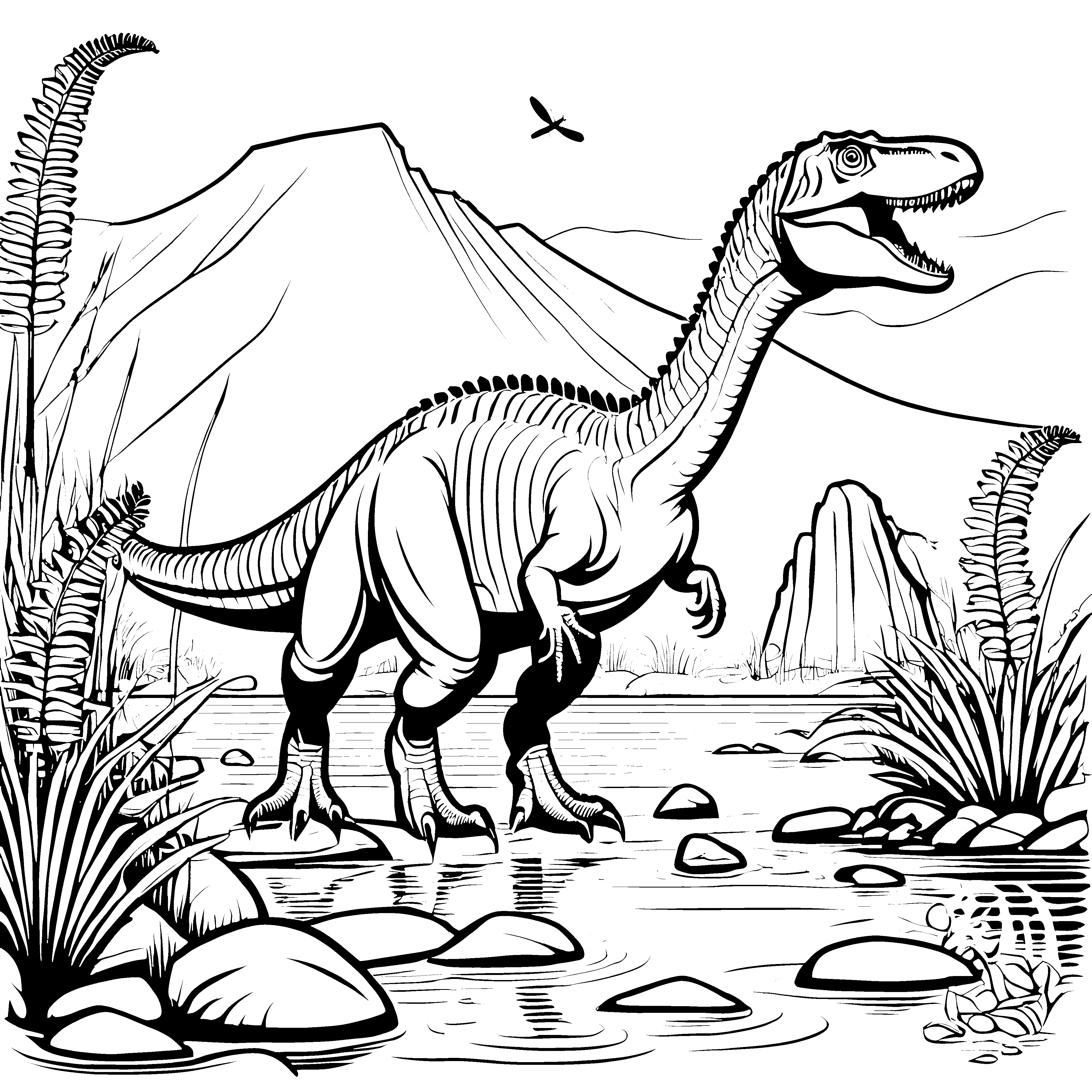 Albertosaurus-Motiv