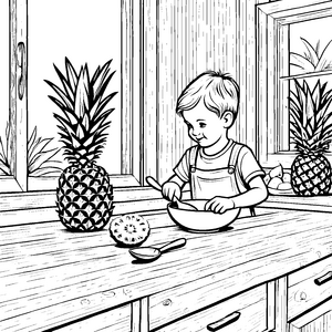 Ananas-Motiv