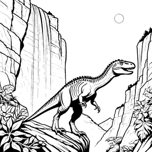 Albertosaurus-Motiv
