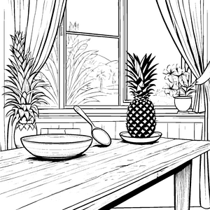 Ananas-Motiv