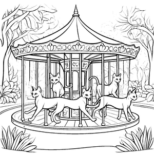 Sphynx Katzen-Motiv