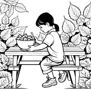 Shiso-Blätter-Motiv