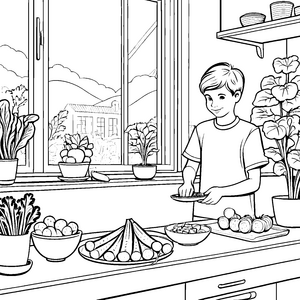 Pak Choi-Motiv