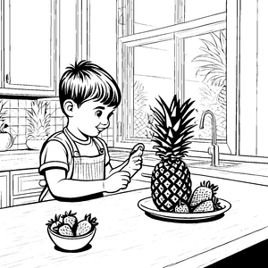 Ananas-Motiv
