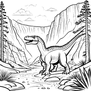 Albertosaurus-Motiv
