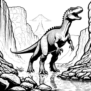 Albertosaurus-Motiv
