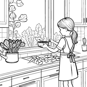 Pak Choi-Motiv