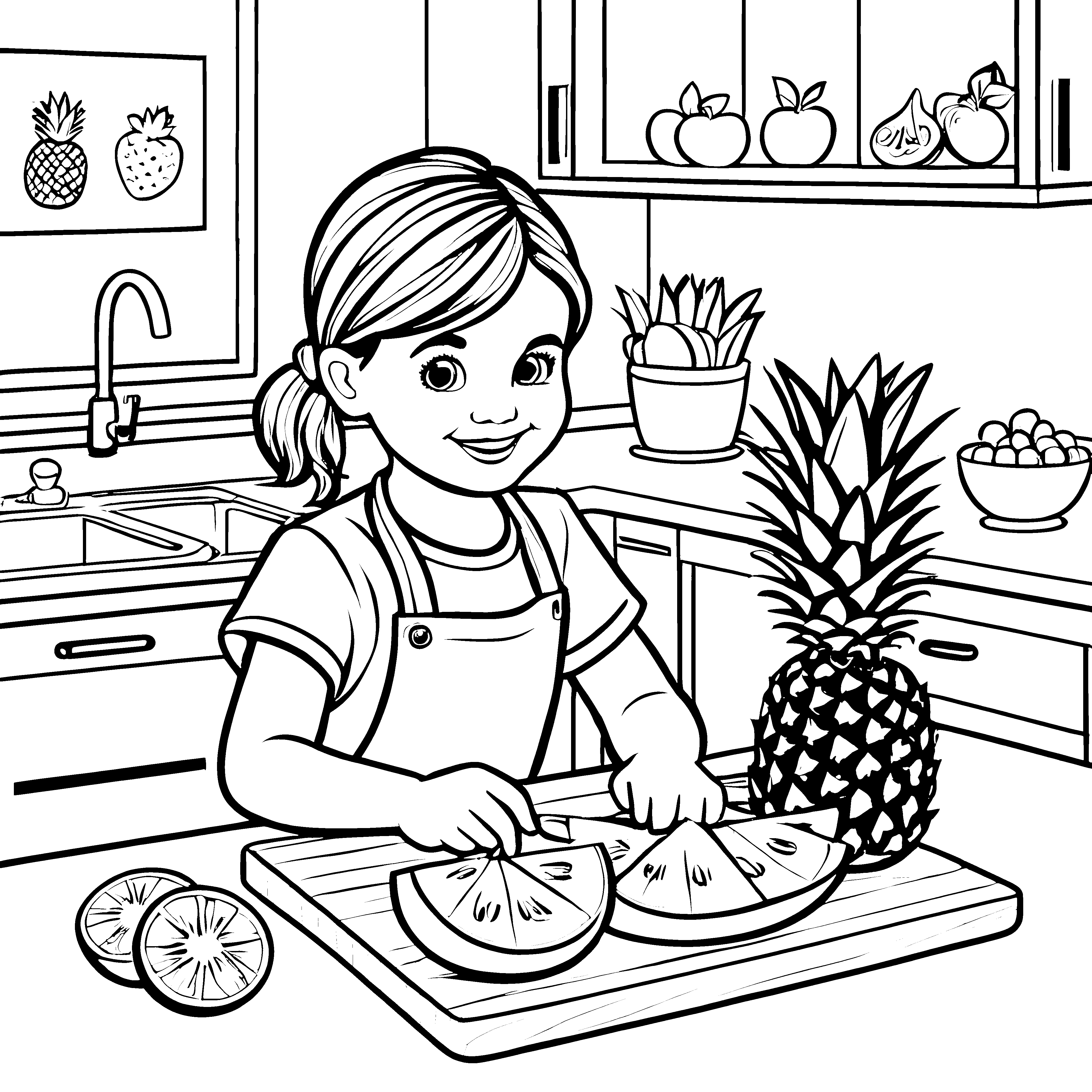 Ananas-Motiv