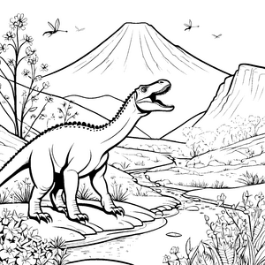 Albertosaurus-Motiv