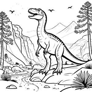 Albertosaurus-Motiv