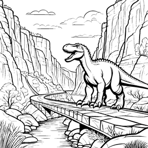 Albertosaurus-Motiv