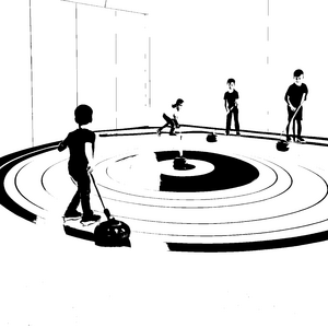 Curling-Motiv