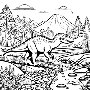 Albertosaurus-Motiv