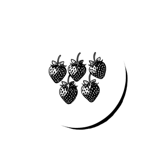 Verführerische Erdbeeren im bunten Garten Ausmalvorlage für fröhliche Zwergenfreunde
