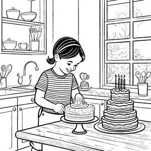 Kreative Kuchendekoration für kleine Meisterbäcker