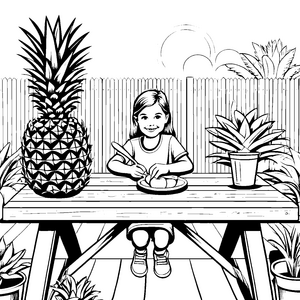 Ananas-Motiv