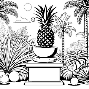 Ananas-Motiv