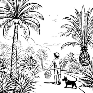 Ananas-Motiv