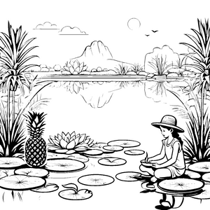 Ananas-Motiv