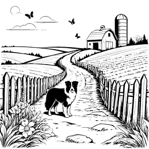 Border Collies-Motiv