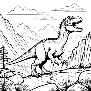 Albertosaurus-Motiv