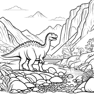 Albertosaurus-Motiv