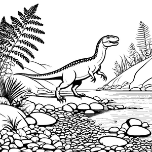 Albertosaurus-Motiv