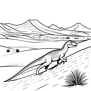 Albertosaurus-Motiv
