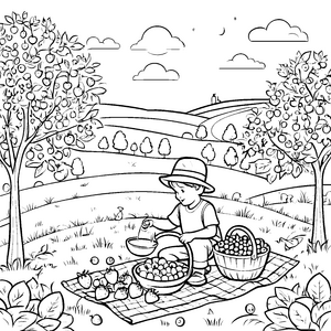 Heidelbeeren-Motiv