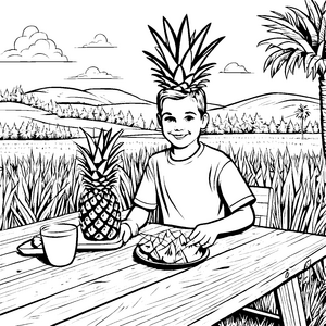 Ananas-Motiv