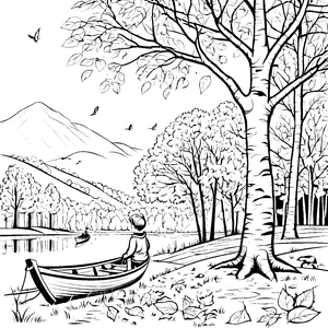 Herbstblätter-Motiv