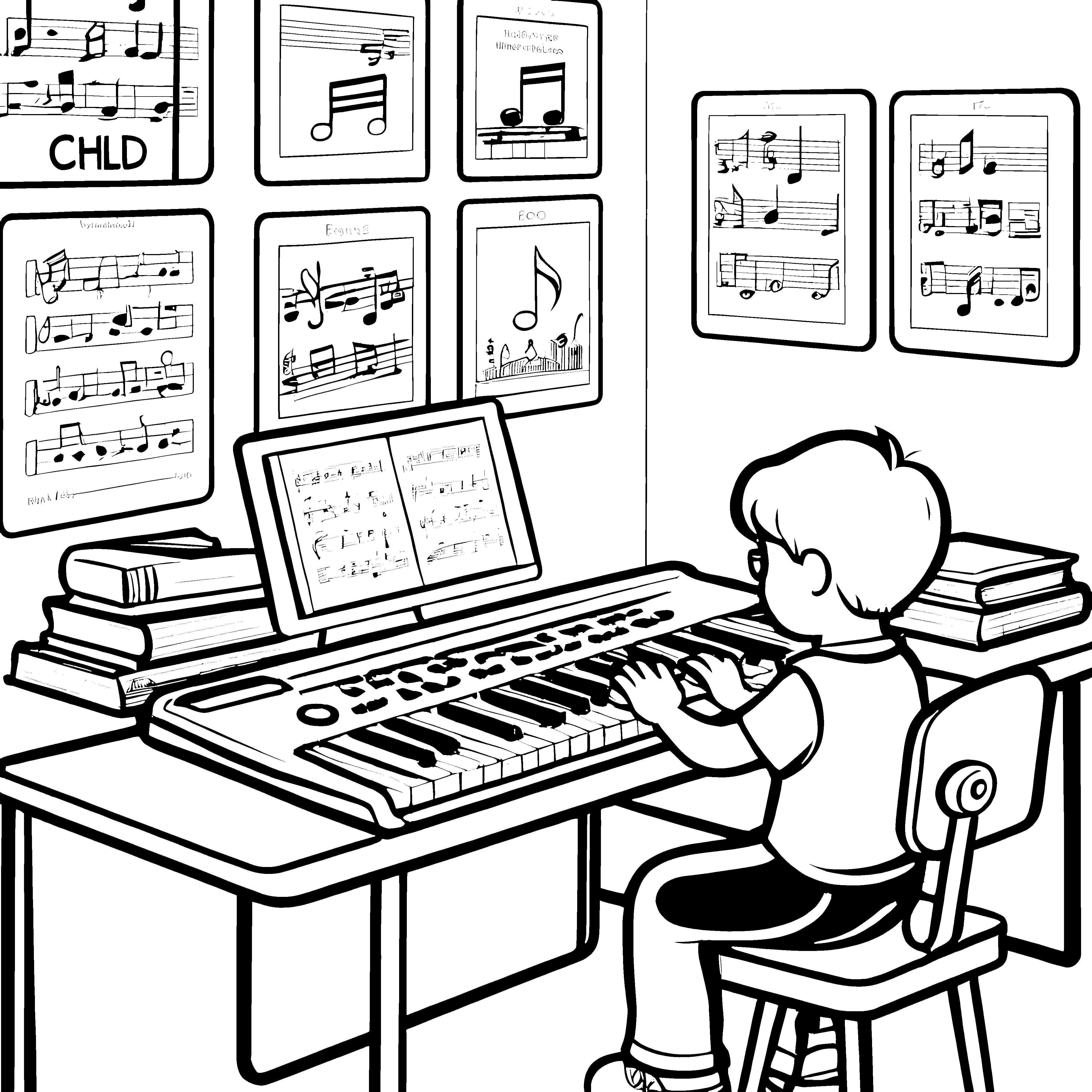 Klaviere-Motiv