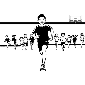 Leichtathletik-Motiv