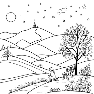 Weihnachtssterne-Motiv