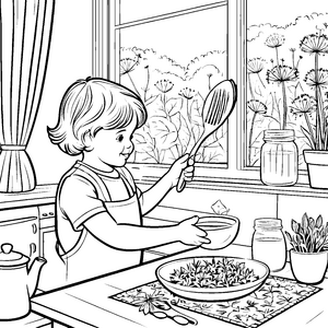 Mein Löwenzahnblatt-Sammelspiel: Malen mit Naturmaterialien