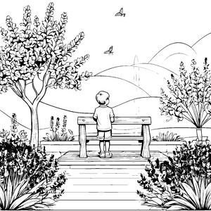 Malen im Garten: Ein Tag an der Holzbank
