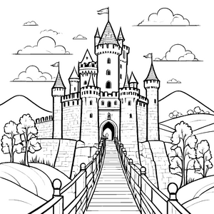 Das große Märchenschloss: Eine Burg zum Ausmalen