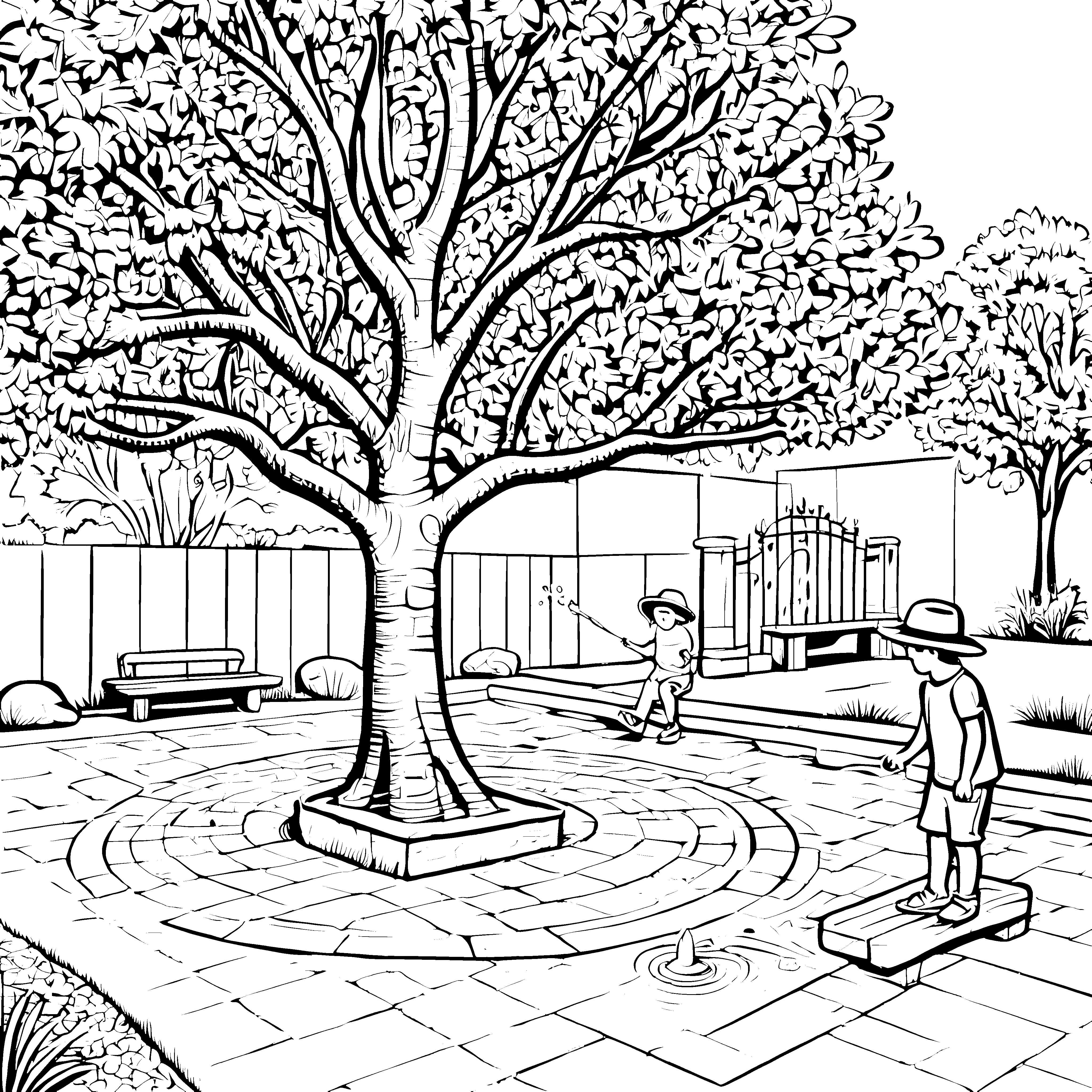 Ein Tag im Park mit den Herrenhüten