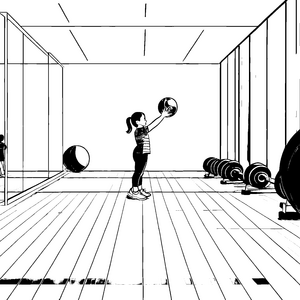 Mein erstes Workout: Die lustigen Medizinbälle malen
