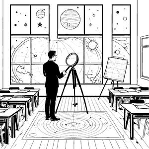 Sterne und Planeten: Was der Lehrer uns zeigt