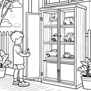 Mein Spielzeugschrank: Autos malen und dekorieren lernen