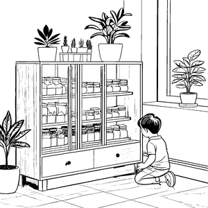 Mein Gewürzschrank: Ein großes Malspiel für Kinder