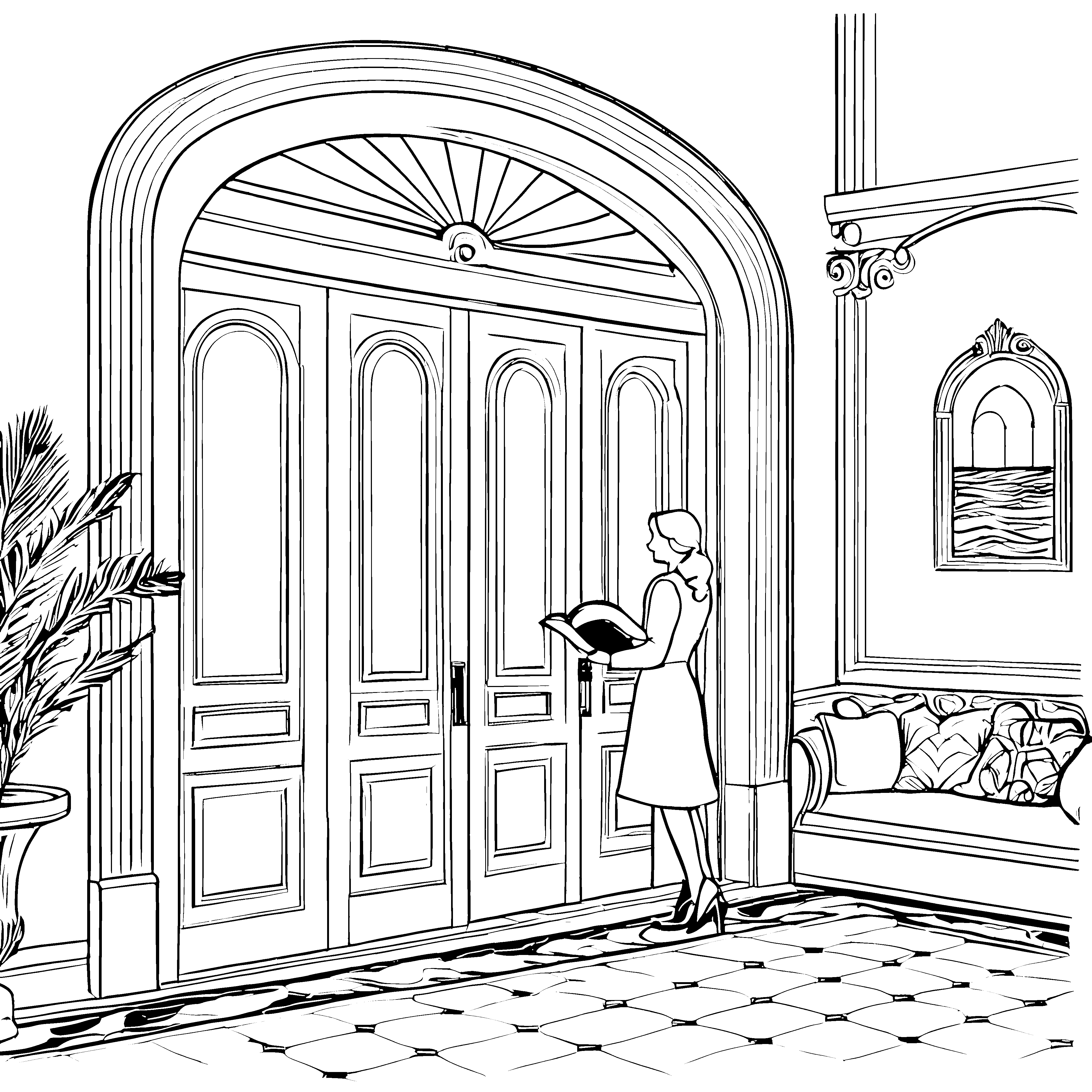 Ein Tag in der Hotellobby: Die elegante Ankunft