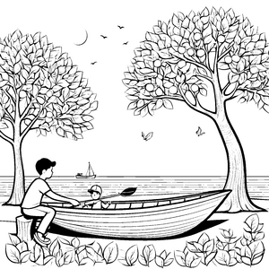Orangenbäume am Wasser: Ein Malabenteuer mit dem Boot