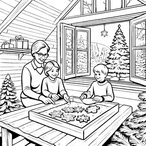 Weihnachten mit Oma: Back – und Malspaß mit Keksen