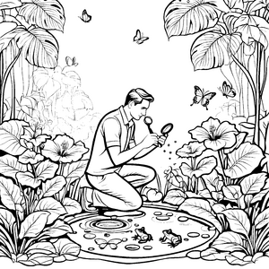 Der Biologe im Garten: Frösche und Schmetterlinge entdecken
