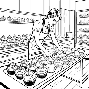 Die süße Welt der Konditorei: Cupcakes malen und basteln