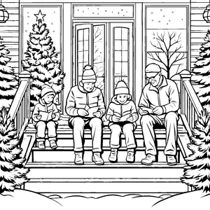 Weihnachtsstimmung mit Oma und Opa: Ein gemütlicher Tag in der Familie